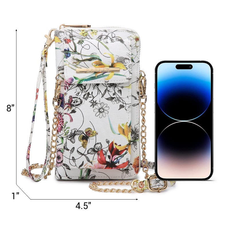 Dasein Crossbody Bag Phone Purse Handbag for Women Shoulder Bag Credit Card Wristlet Wallet with Multi Pockets - Image 3